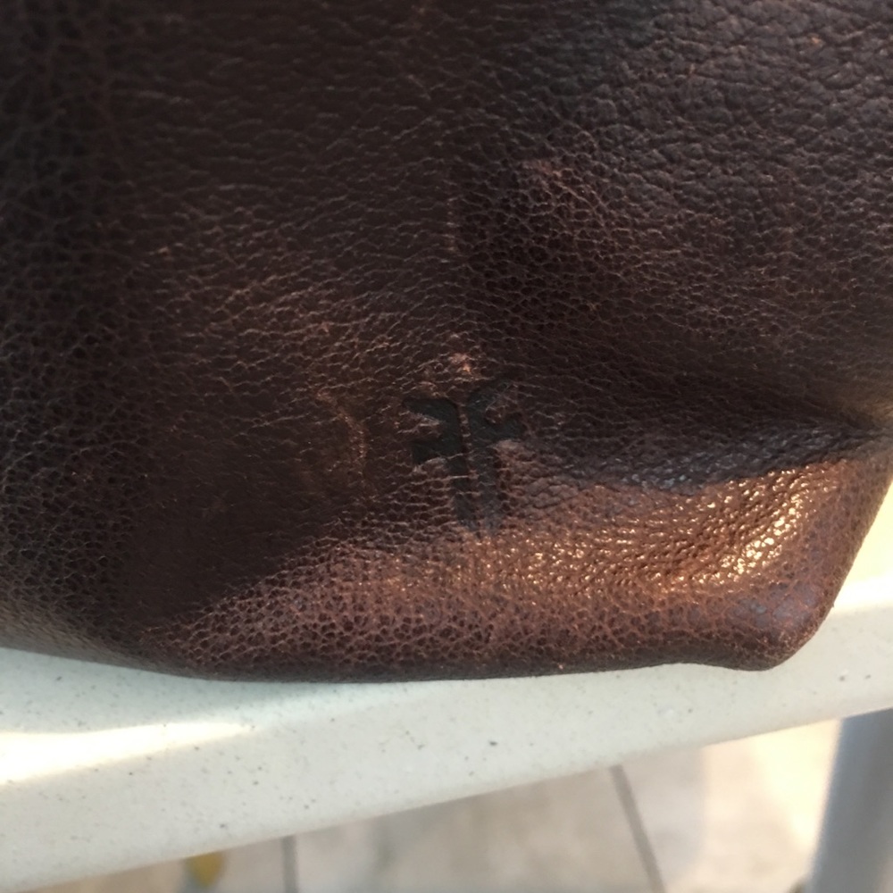 Frye leather backpack